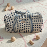 ITWIZZELL - INDIAN BLOCK PRINT WEEKEND BAG - BLUE STAR