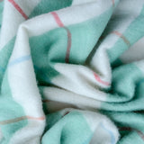 TBCO - LAMBSWOOL BABY BLANKET - Mint Stripe