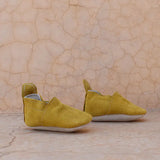 Yonder. - Baby Suede Slipper Shoes - Mustard