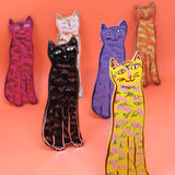 Ark Colour Design - Cat Tails Bookmark: Yellow