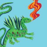 Hutch Cassidy (Greetings Cards and Paper Goods) - 'Dragon Adventure' Birthday Greetings Card: Nested/Naked