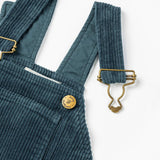 Dotty Dungarees - Evergreen Chunky Cord Dungarees