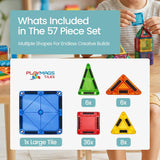 Playmags - Playmags 57 Piece Mini Tiles