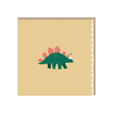 Minibeau - Stegosaurus Birthday Card | Dinosaur Greeting Card