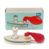 Rex B2B - UK - Wooden balloon-powered boat