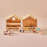 Just Bee Kids - Just Bee Kids Wooden Farm House with Characters FSC®