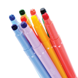 Ooly - Confetti Stamp Double-Ended Markers (Set of 9)