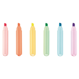 Ooly - Beary Sweet Mini Scented Highlighters - Set of 6