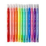 Ooly - Switch-Eroo! Sparkle Glittery Color-Changing Markers (Set of 12)