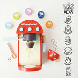 Le Toy Van - Wooden Toy Coffee Machine & Pods