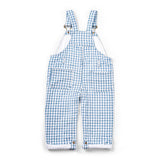 Dotty Dungarees - Atlantic Seersucker Dungarees