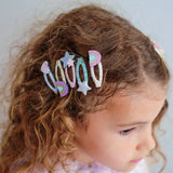 Mimi and Lula - Rainbow Mini Hair Clips