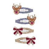 Mimi and Lula - RUDOLPH AND BOW HAIR CLIPS