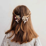 Mimi and Lula - SKINNY VELVET BOW HAIR CLIPS