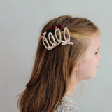 Mimi and Lula - SKINNY VELVET BOW HAIR CLIPS