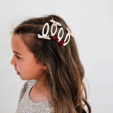 Mimi and Lula - SKINNY VELVET BOW HAIR CLIPS