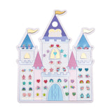 Mimi & Lula -  Rainbow castle stick on earrings