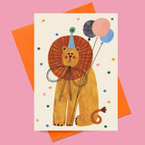 Daria Solak Illustrations - PARTY LION card