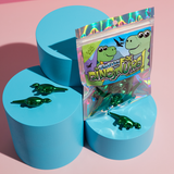 Bare Boutique - 15 x Dinosaur Shaped Bath Pearls - Kiwi Scented