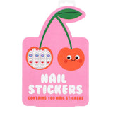 Rex - Children's nail stickers (pack of 100) - Cherry