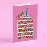 Daria Solak Illustrations - PIECE OF CAKE card