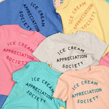 Ice Cream Appreciation Society - Kid's T-shirt - Sunshine Yellow