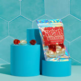 Bare Boutique - Pack of 10 Heart Bath Pearls. Strawberry and Vanilla Scented