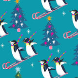 Hutch Cassidy - 'Christmas Penguin Race' Luxury Christmas Gift Wrap