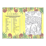 Neon Magpie - Animal Colouring In Postcard Set