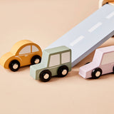 Just Bee Kids - Just Bee Kids Wooden Ferry Toy Playset with Cars FSC