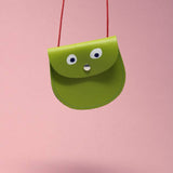 Ark Colour Design - Googly Eye String Purse: Red