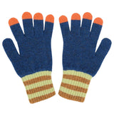 Catherine Tough - Kids' Patterned Lambswool Mittens & Gloves: Gloves - fingertips - blue