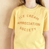 Ice Cream Appreciation Society - Kid's T-shirt - Sunshine Yellow