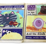 Jo & Nic's Crinkly Cloth Books - Nursery Times Crinkly Newspaper - Nursery Rhymes 1
