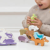 Le Toy Van - Woodland Stacking Forest Animals & Bag