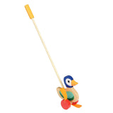 Rex - Wooden Push Along Flapping Duck