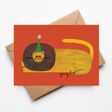Daria Solak Illustrations - Yay!  LION card