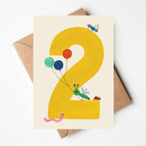Daria Solak Illustrations - TWO age card