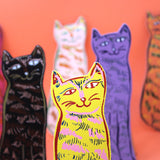Ark Colour Design - Cat Tails Bookmark: Yellow