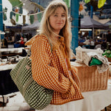 Twizzell - Weekend Bag - Green Gingham