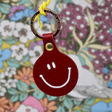 Ark Colour Design - Feeling Lush Smilie Face Key Fob: Pale Pink