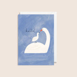 Holsen Studio - Mini New Baby Card | Hello Swan
