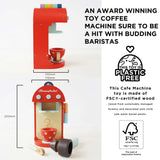 Le Toy Van - Wooden Toy Coffee Machine & Pods