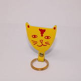 Ark Colour Design - Cat Head Key Fob: Red