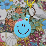 Ark Colour Design - Feeling Lush Smilie Face Key Fob: Pale Pink