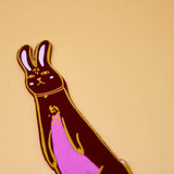 Ark Colour Design - Bunny Bookmark: Pale Pink