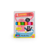 Moulin Roty - 6 multi-surface crayons Les Schmouks