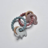 Inside Out Toys - Elephant Teether Beads: Pink Haze