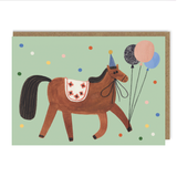 Daria Solak Illustrations - PARTY HORSE card