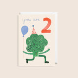 Holsen Studio - Mini Birthday Card | 2nd Birthday